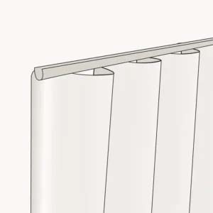 S-Fold stud tape curtain heading